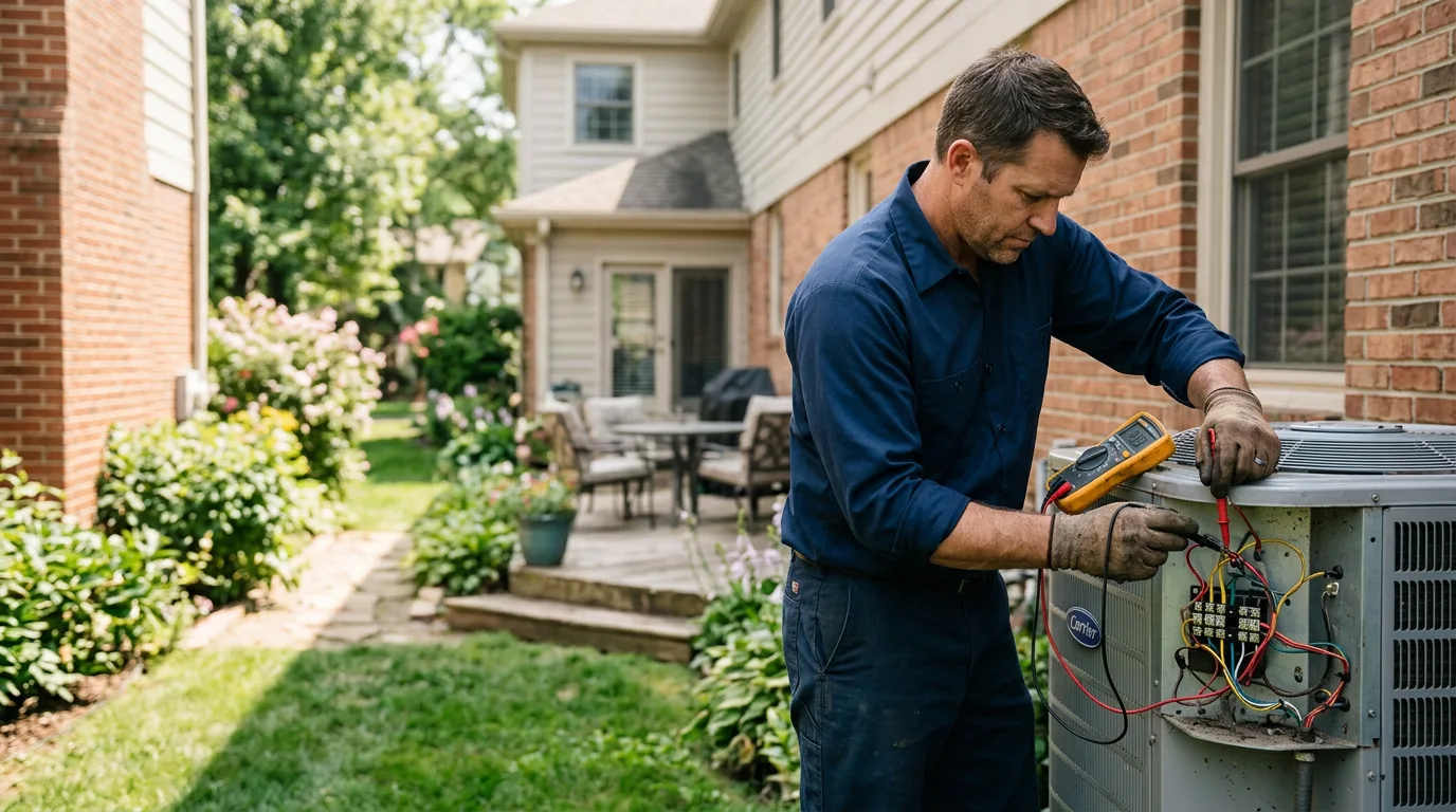 HVAC technician working near Turkey Creek, LA